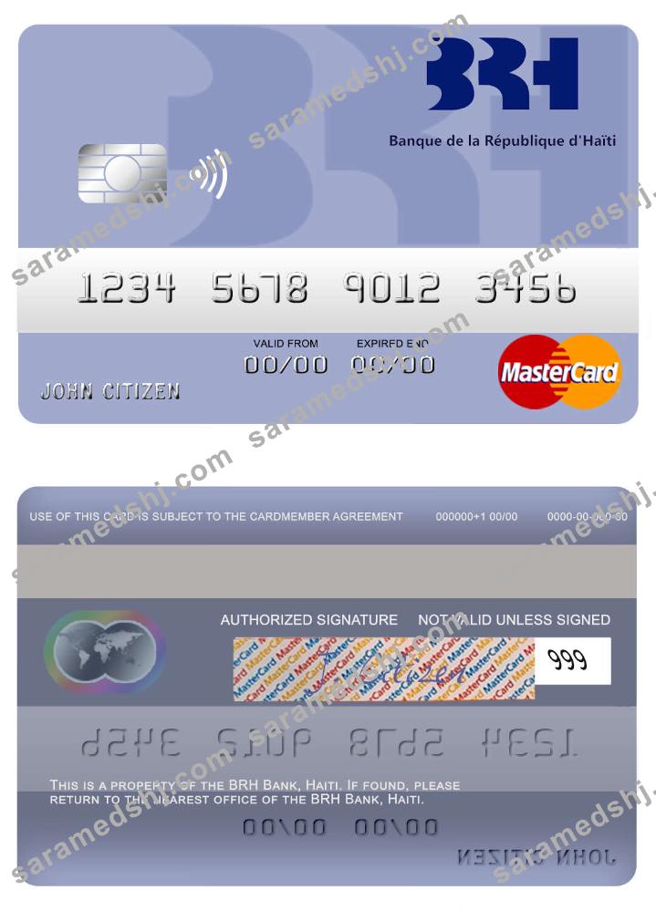 Haiti BRH Bank mastercard